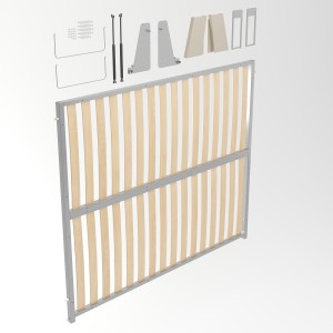 H-160 kétszemélyes vízszintes szekrényágy vasalat készlet H-160 kétszemélyes vízszintes szekrényágy vasalat készlet