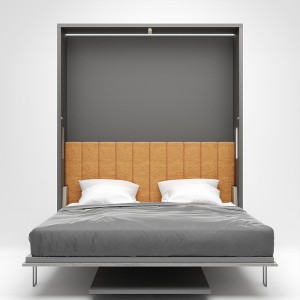 TUP 160.45 - Kétszemélyes függöleges szekrényágy étkezőasztallal TUP 160.45 - Kétszemélyes függöleges szekrényágy étkezőasztallal